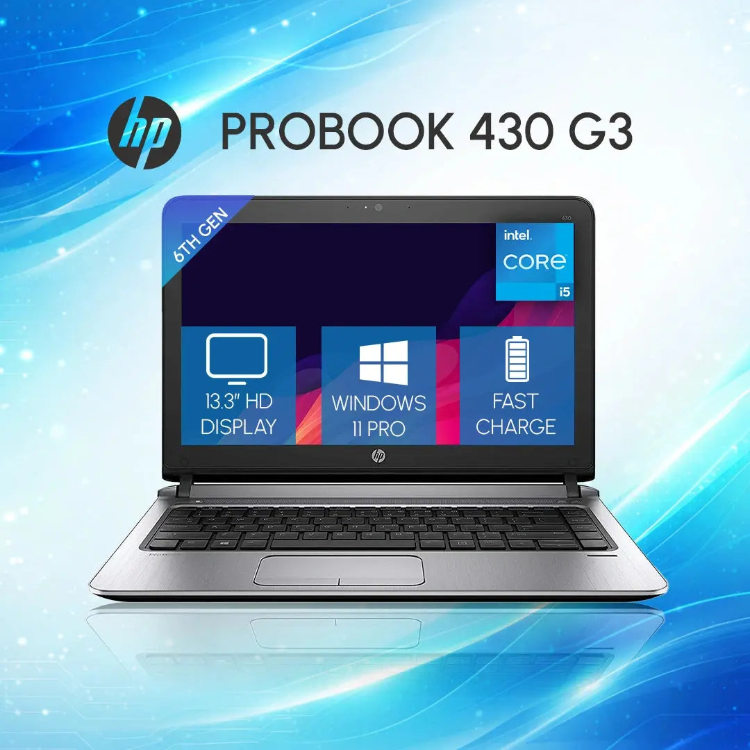 HP ProBook Laptop | 430 G3 | Intel i5-6th Gen | 13.3&