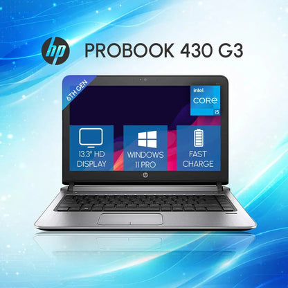 HP ProBook Laptop | 430 G3 | Intel i5-6th Gen | 13.3&